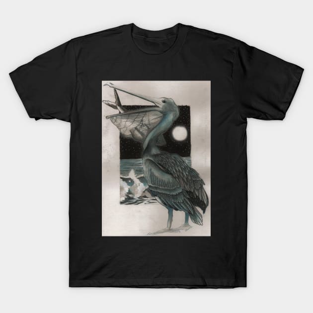 Pelicans We T-Shirt by artofannabellepullen